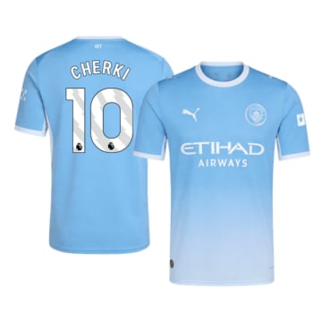 Men's Replica Puma Manchester City Home Jersey 26/27 CHERKI #10