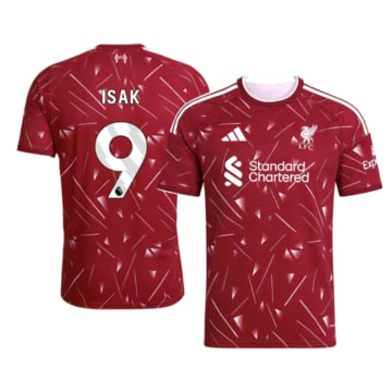 Men's Replica adidas Liverpool Home Jersey 26/27 ISAK #9