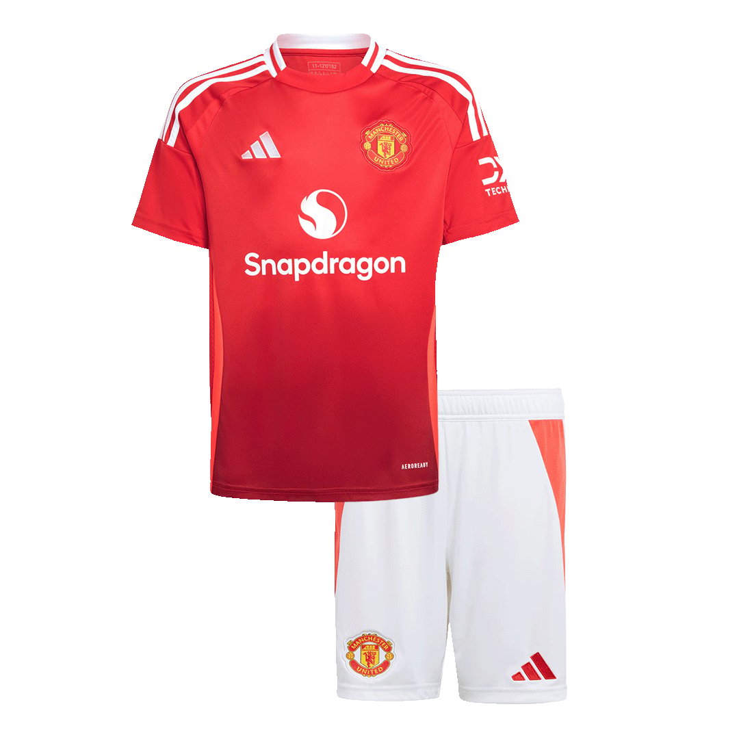 Kids Replica adidas Manchester United Home Kit 24/25