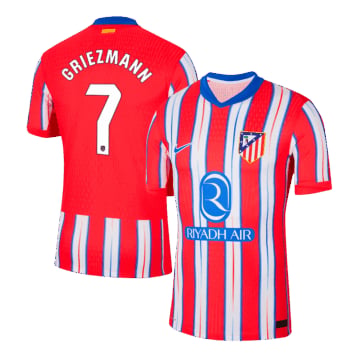 Men's Authentic Nike Atletico de Madrid Home Jersey 24/25 GRIEZMANN #7