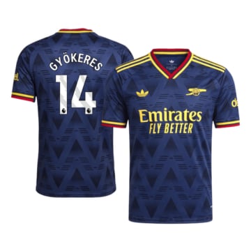 Men's Authentic adidas Arsenal Away Jersey 26/27 GYÖKERES #14