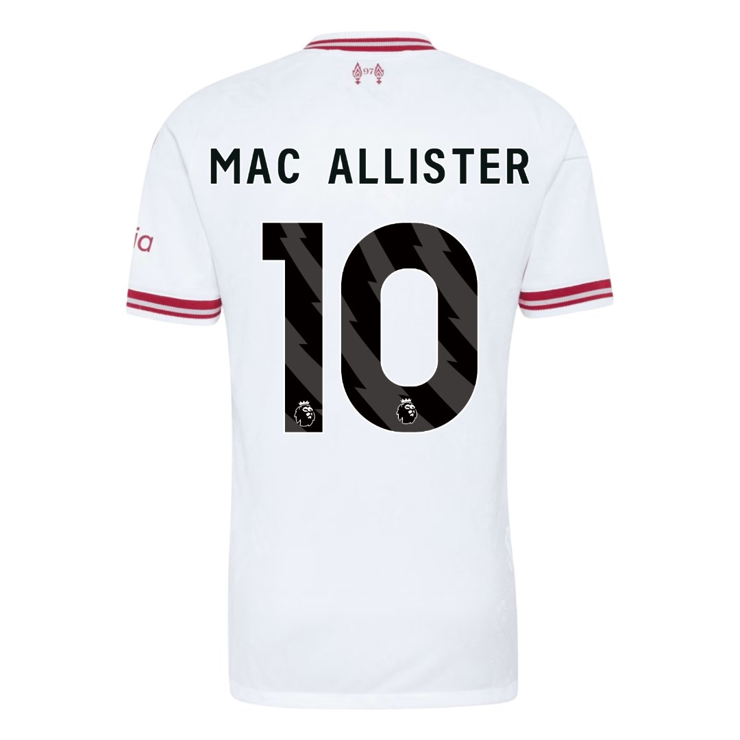 Men's Liverpool MAC ALLISTER #10 Away Player Version Jersey 26/27 - Image 2
