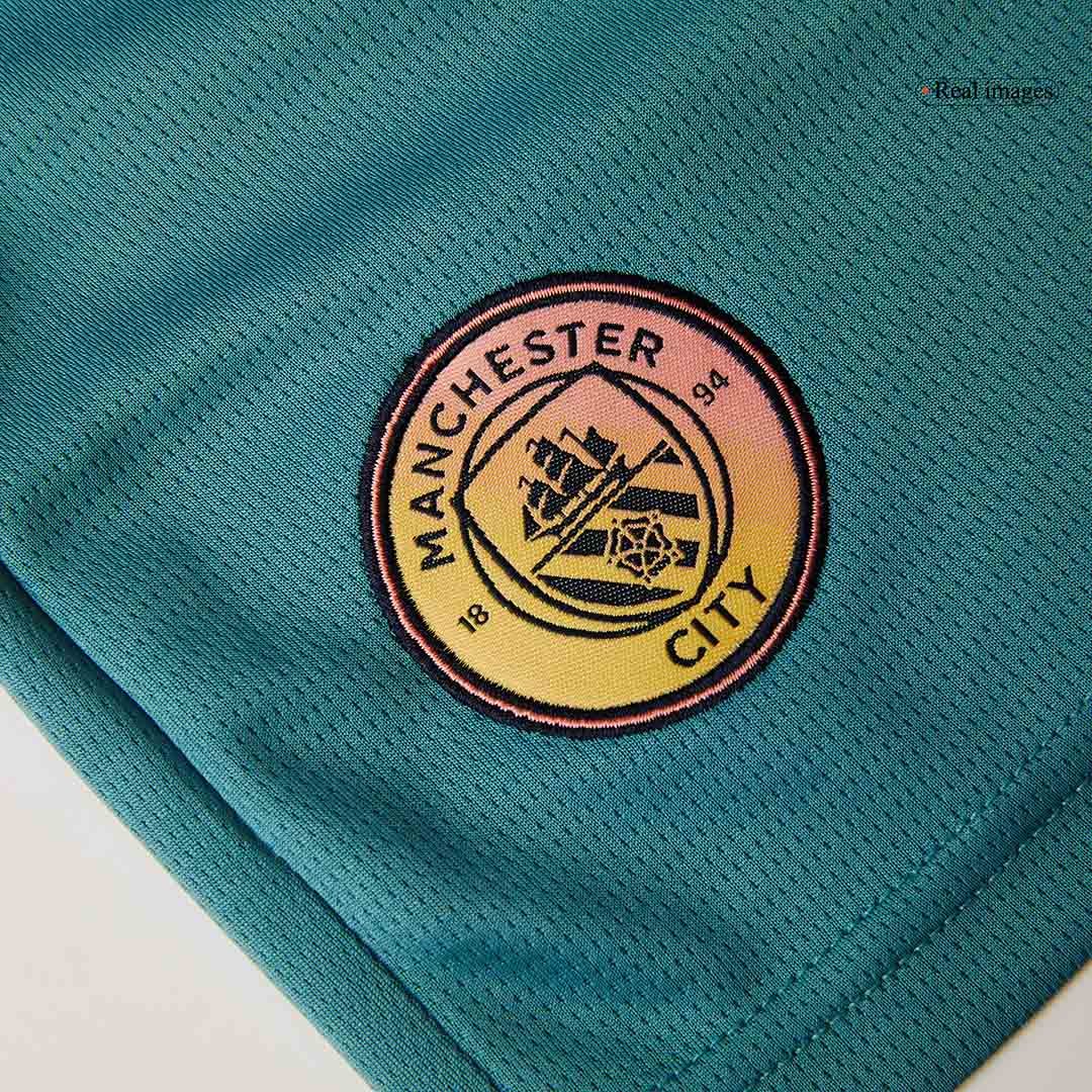 Men's Replica Puma Manchester City Fourth Shorts 24/25 - Image 6
