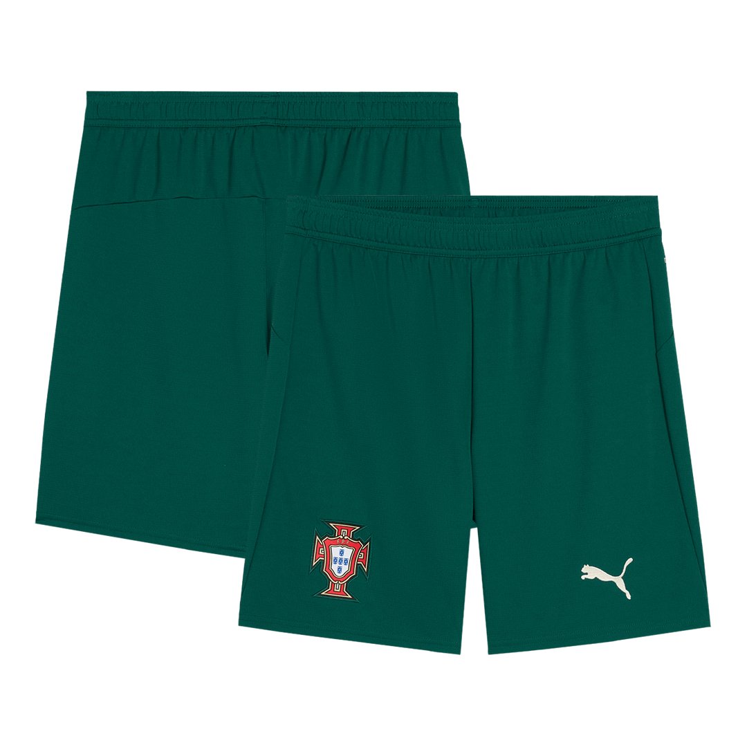Men's Replica Puma Portugal Home Shorts 2025 - Image 3
