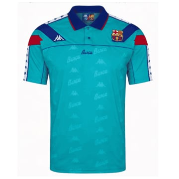 Men's Replica Kappa Barcelona Away Jersey 92/95