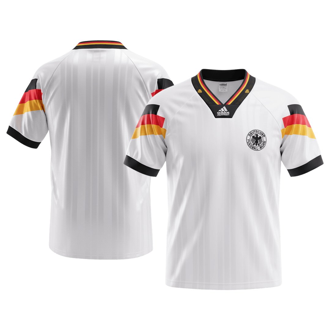 Men's Replica adidas Germany Home Jersey 1992 - Image 3