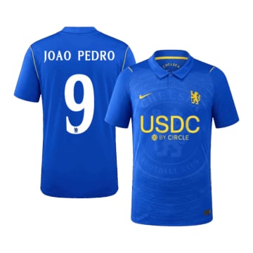 Men's Replica Nike Chelsea FC Home Jersey 26/27 JOÃO PEDRO #9