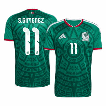 Men's Mexico S.GIMENEZ #11 Home Jersey 2026