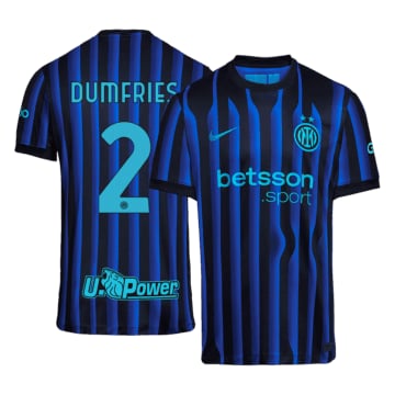 Men's Replica Nike Inter Milan Home Jersey 25/26 DUMFRIES #2