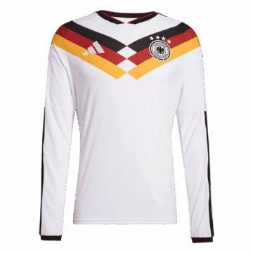 Men's Replica adidas Germany Home Long Sleeve Jersey 2026