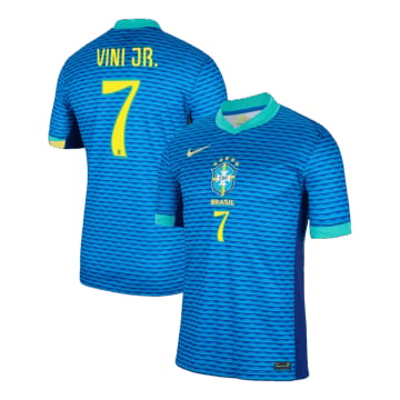 Men's Brazil VINI JR. #7 Away Jersey 2024
