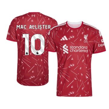 Men's Authentic Nike Liverpool Home Jersey 26/27 MAC ALLISTER #10