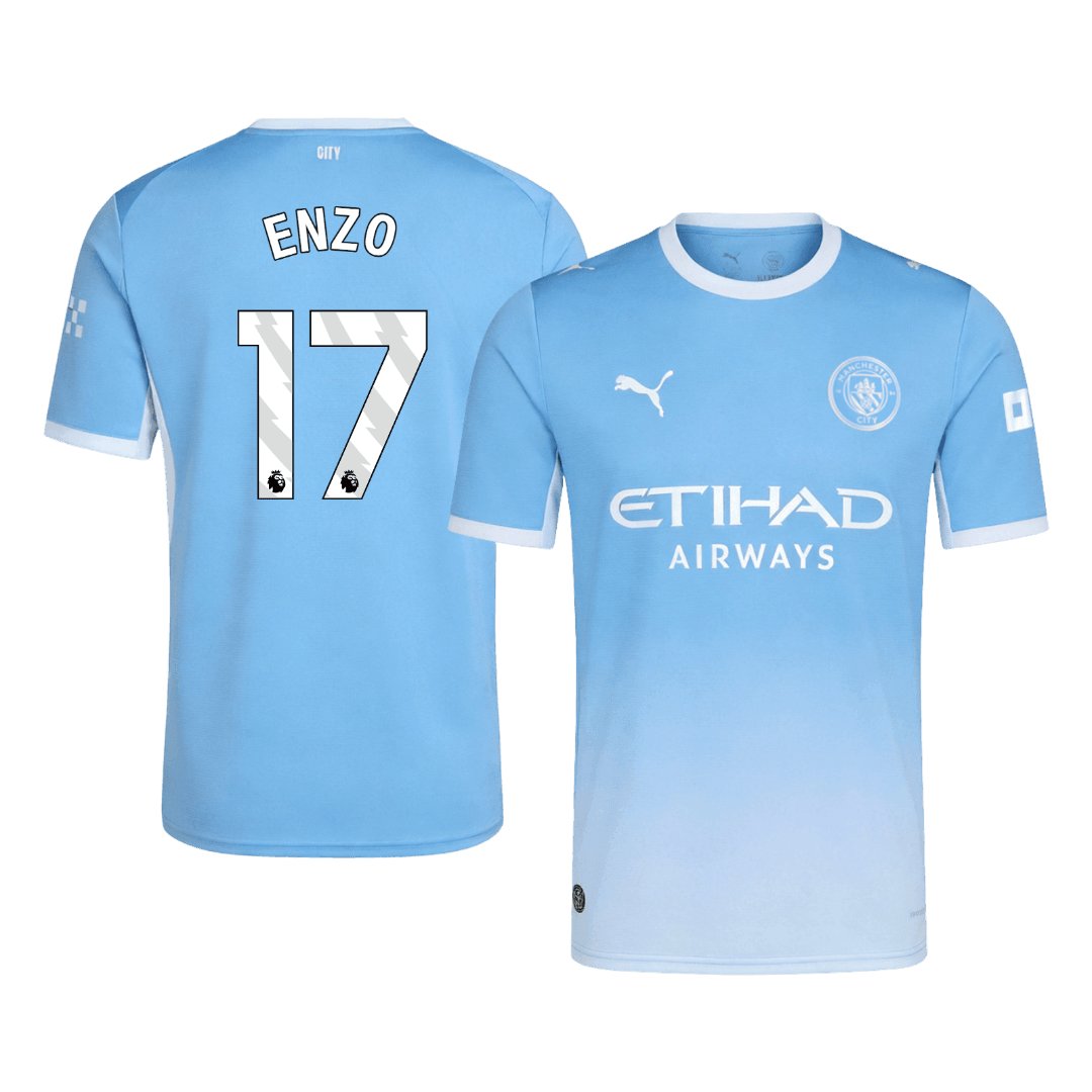 Men's Manchester City ENZO #17 Home Jersey 26/27