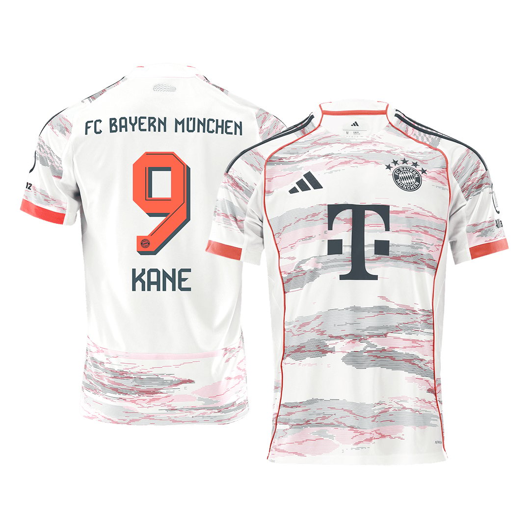 Men's Replica adidas Bayern Munich Away Jersey 25/26 KANE #9