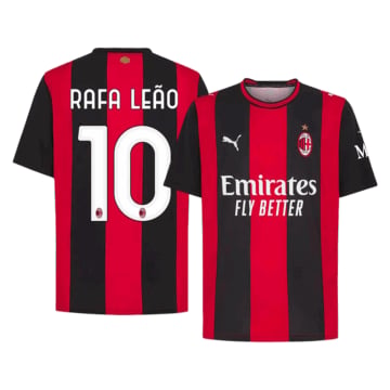 Men's Replica Puma AC Milan Home Jersey 26/27 RAFA LEÃO #10