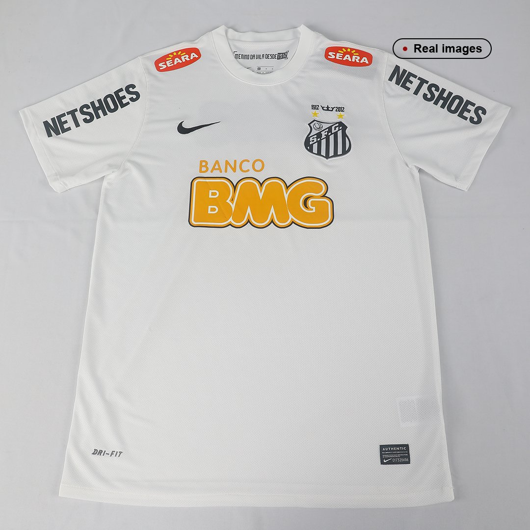 Men's Santos FC NEYMAR JR #11 Home Jersey 2012 - Image 10