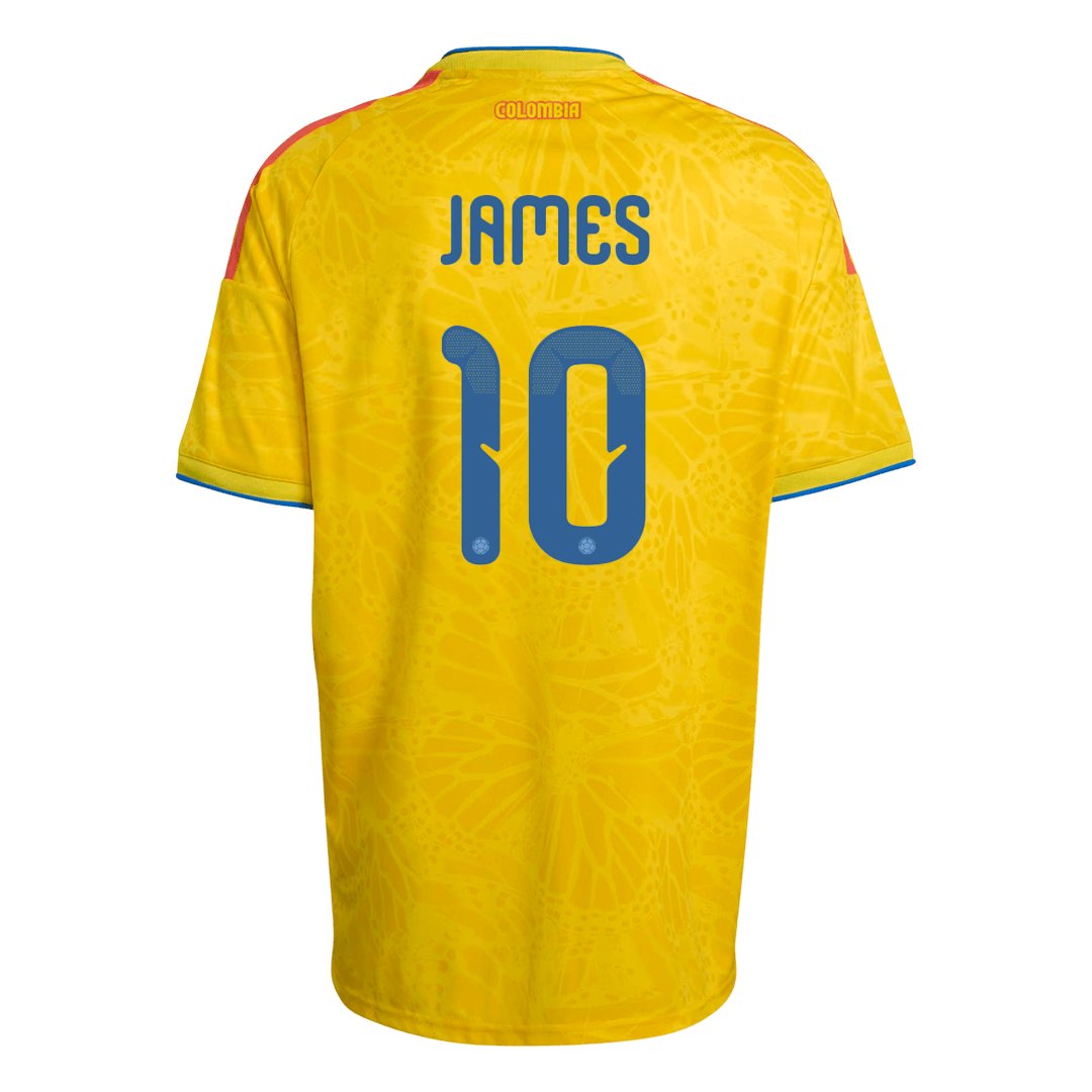 Men's Replica adidas Colombia Home Jersey 2026 JAMES #10 - Image 3
