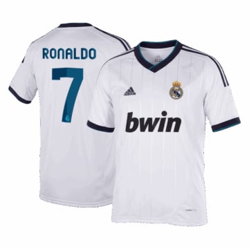 Men's adidas Real Madrid Home Jersey 12/13 RONALDO #7