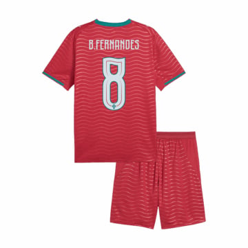 Kids Puma Portugal Home Kit 2026 B. FERNANDES #8