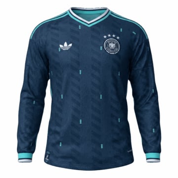 Men's Replica adidas Germany Away Long Sleeve Jersey 2026