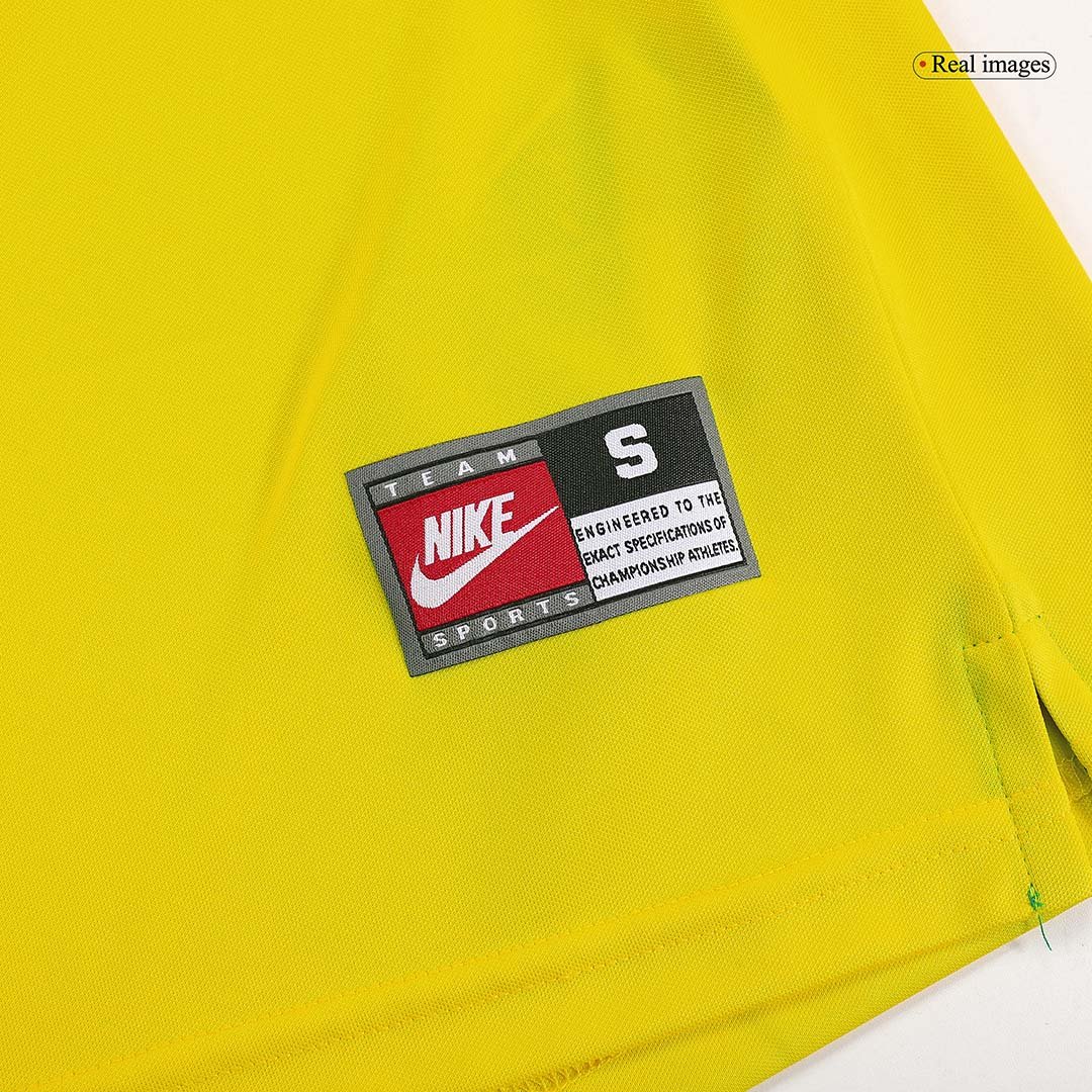 Men's Replica Nike Brazil Home Jersey 1998 - Image 6