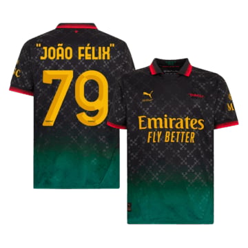 Men's Replica Puma AC Milan Fourth Jersey 24/25 "JOÃO FÉLIX" #79