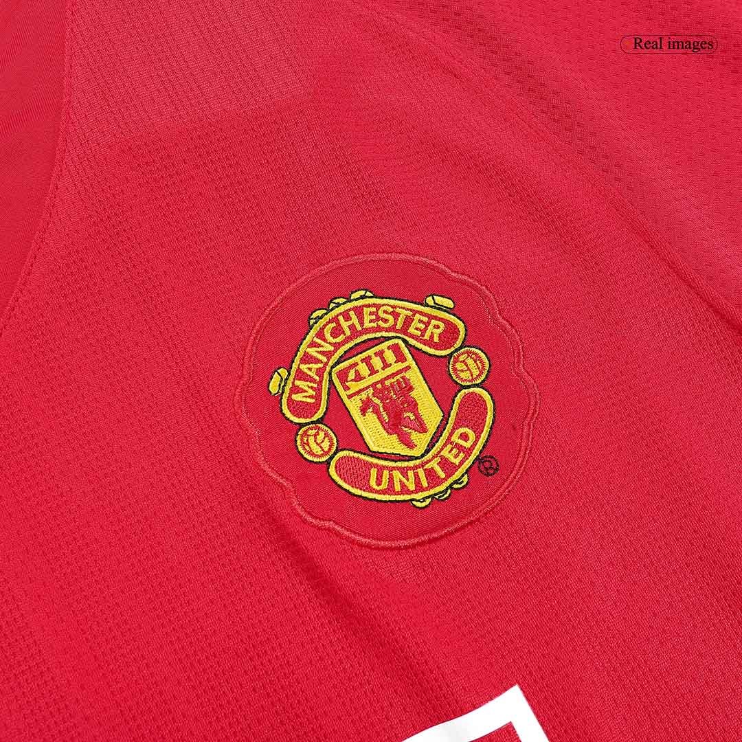 Retro Men's Manchester United Home Jersey 07/08 - Image 6