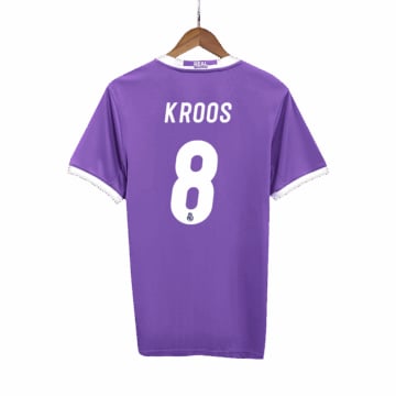 Men's Replica adidas Real Madrid Away Jersey 16/17 KROOS #8