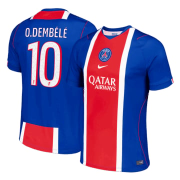 Men's Replica Nike Paris Saint-Germain Home Jersey 26/27 O.DEMBÉLÉ #10