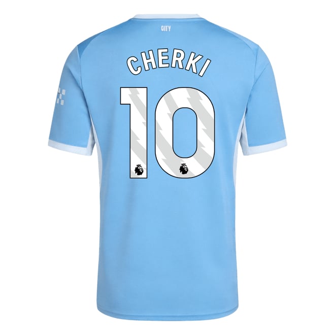 Men's Replica Puma Manchester City Home Jersey 26/27 CHERKI #10 - Image 2