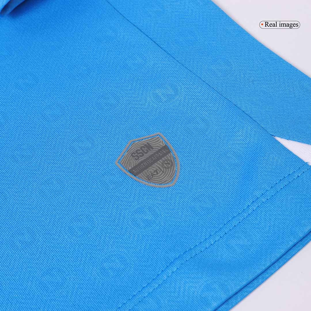 Men's Authentic Ea7 Napoli Home Jersey 24/25 - Image 11