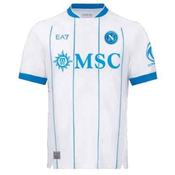 Men's Authentic Ea7 Napoli Away Jersey 26/27