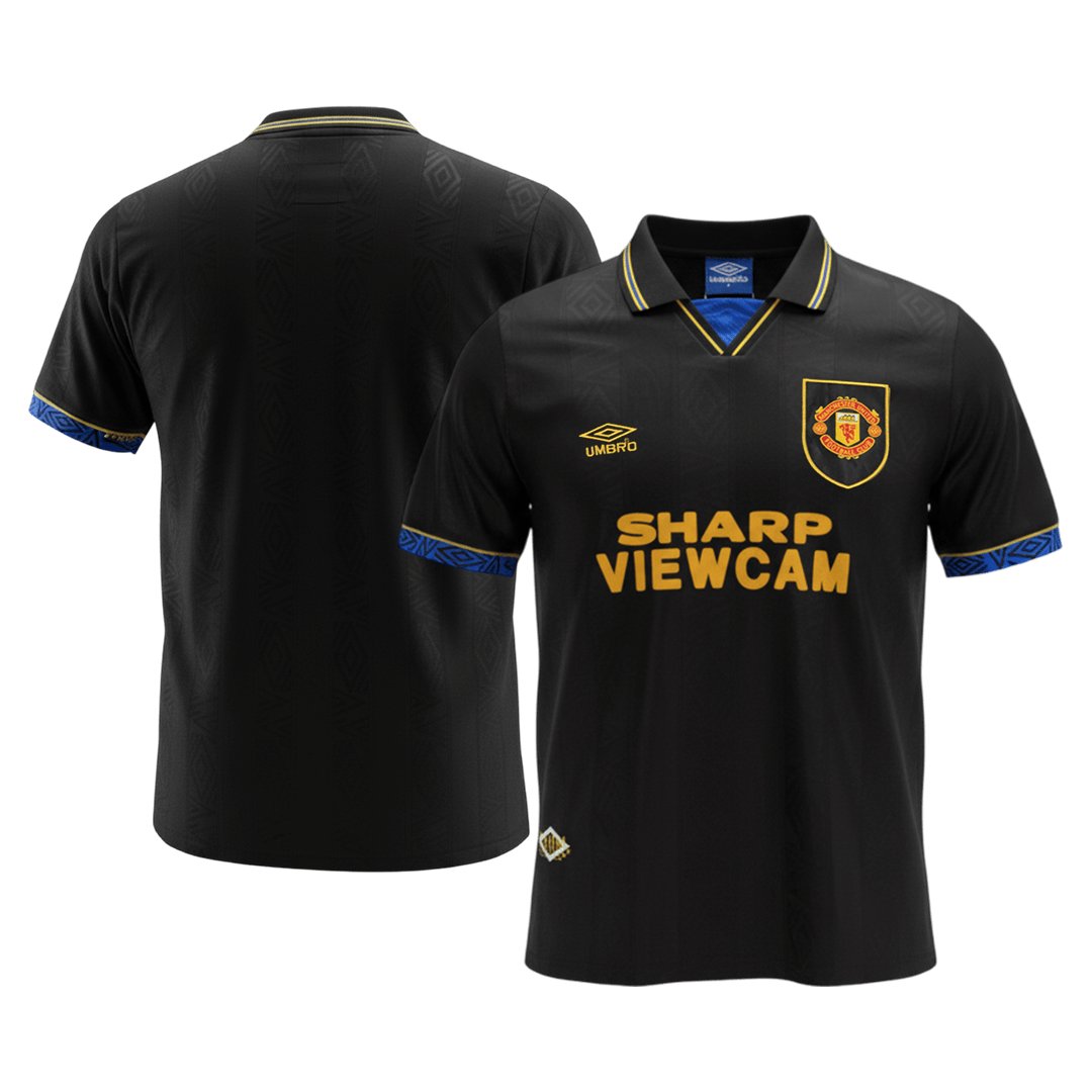 Men's Replica Umbro Manchester United Away Jersey 93/94 - Image 3