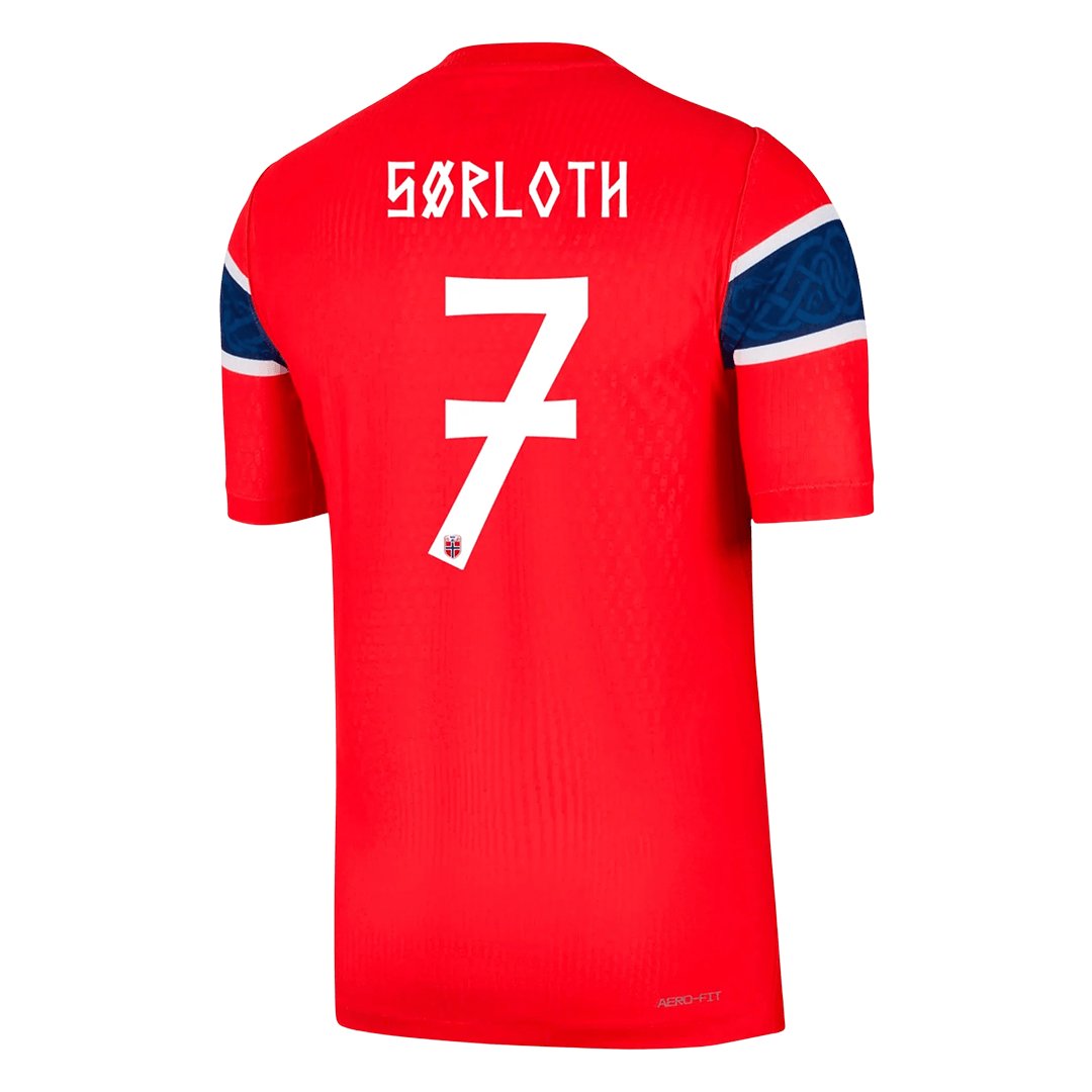 Men's Authentic Nike Norway Home Jersey 2026 SØRLOTH #7