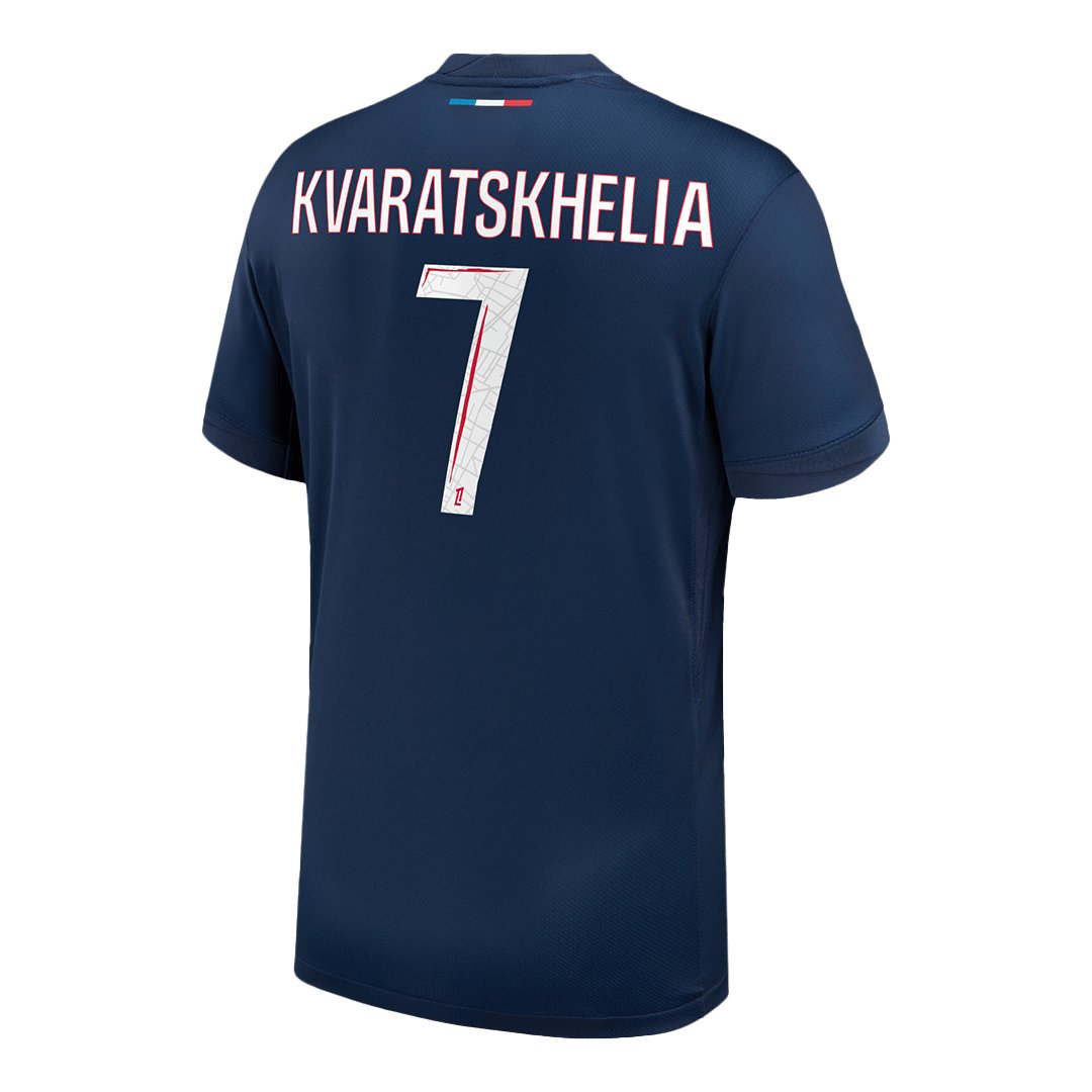 Men's Replica Nike Paris Saint-Germain Home Jersey 24/25 KVARATSKHELIA #7 - Image 3