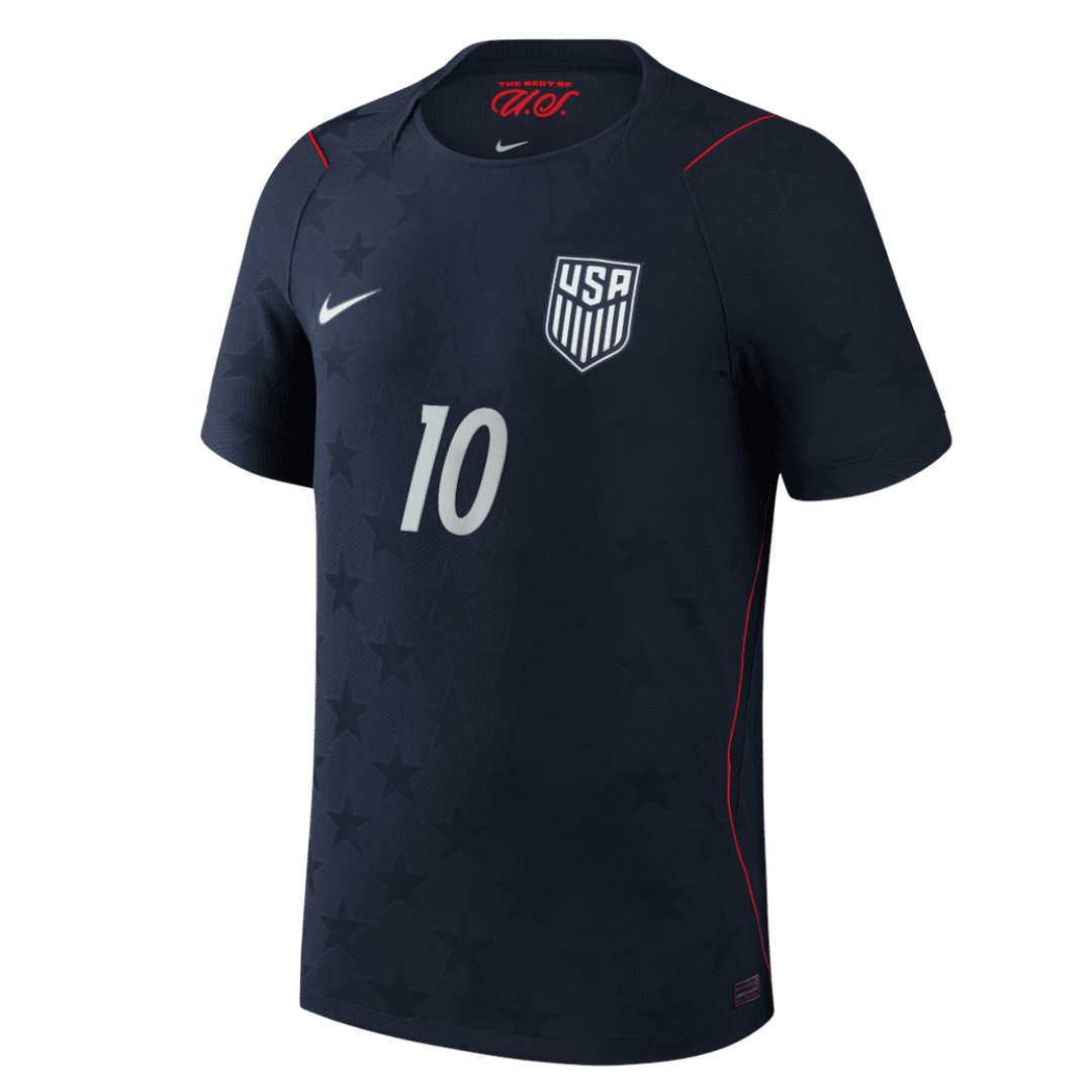 Men's USMNT PULISIC #10 Away Player Version Jersey 2026
