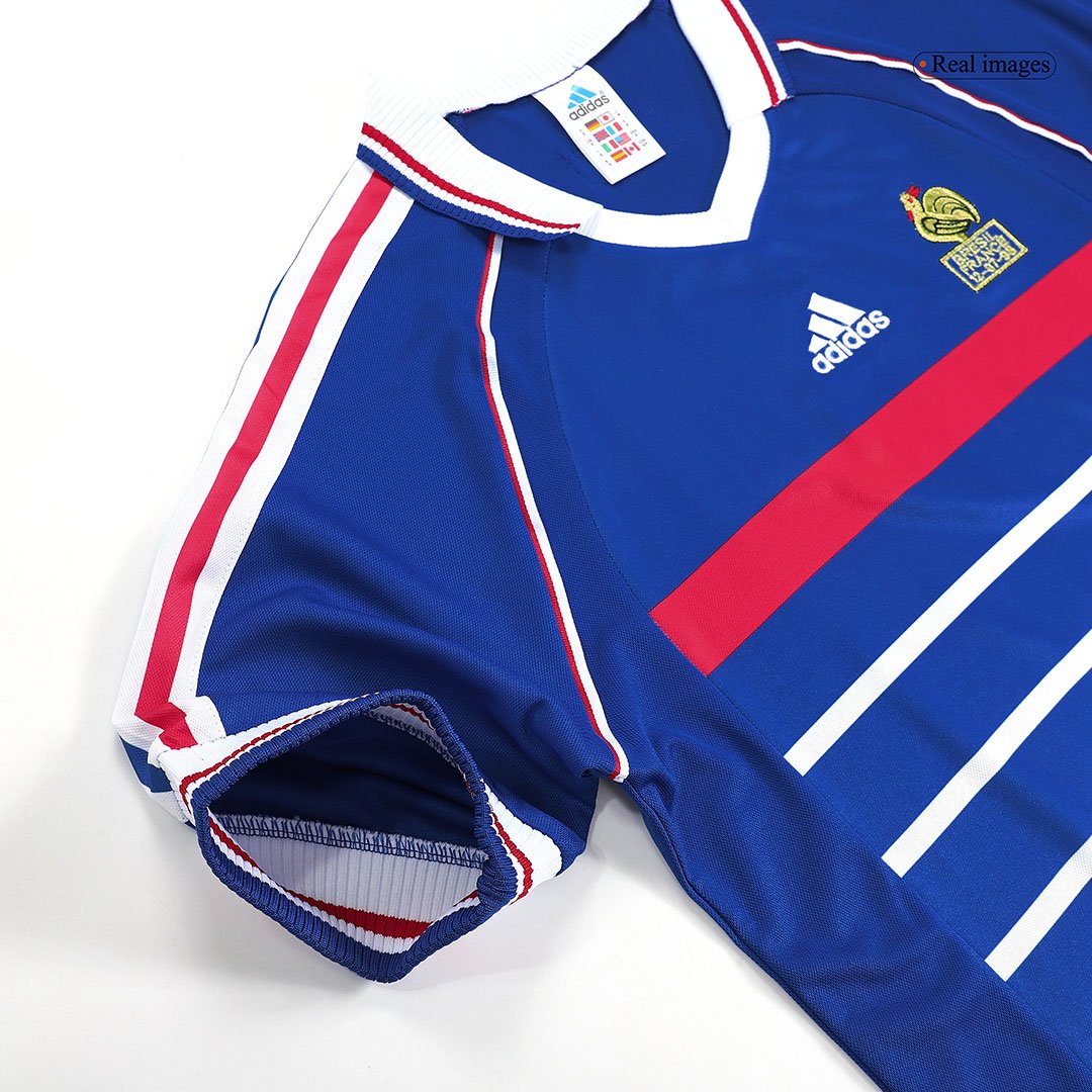 Men's Replica adidas France Home Jersey 1998 - Image 5