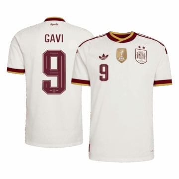 Men's Spain GAVI #9 Champion Player Version Jersey 2026