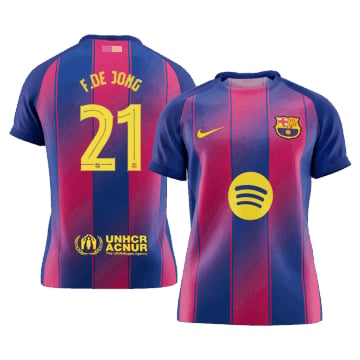 Men's Replica Nike Barcelona Home Jersey 25/26