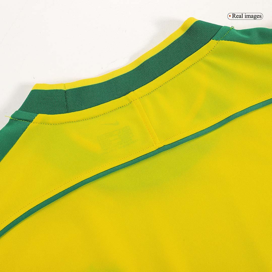 Men's Replica Nike Brazil Home Jersey 1998 - Image 7