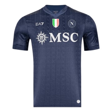 Men's Replica Ea7 Napoli Third Jersey 25/26