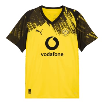 Men's Replica Puma Borussia Dortmund Home Jersey 25/26