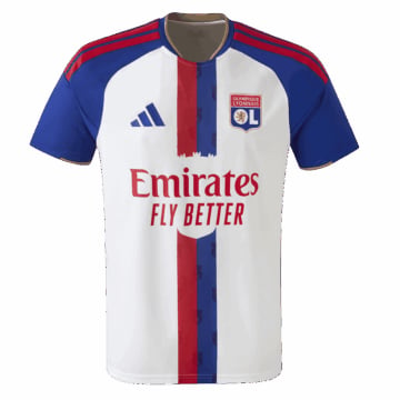 Men's Replica adidas Olympique Lyonnais Home Jersey 26/27