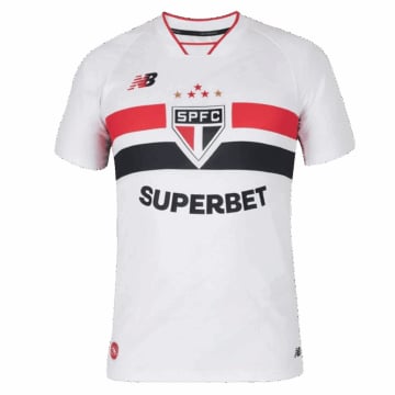 Men's Replica New Balance Sao Paulo FC Home Jersey 2026