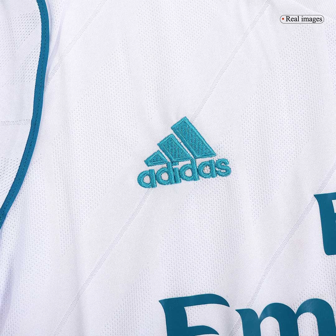 Retro Men's Real Madrid Home Jersey 17/18 - Image 5