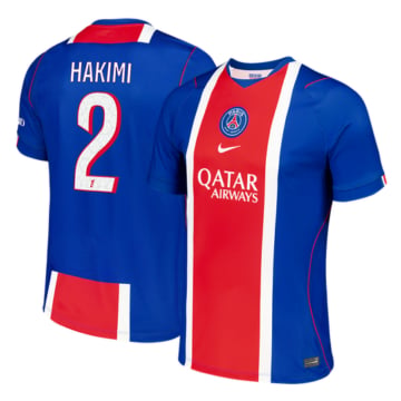 Men's Replica Nike Paris Saint-Germain Home Jersey 26/27 HAKIMI #2