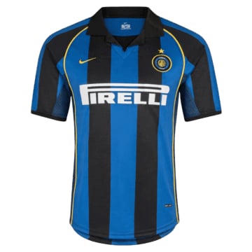 Men's Replica Nike Inter Milan Home Jersey 01/02