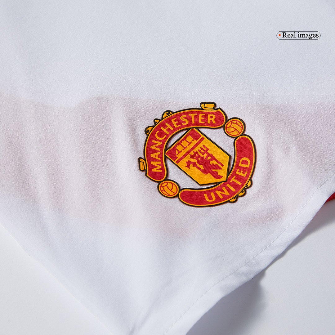 Men's Authentic adidas Manchester United Home Shorts 24/25 - Image 8