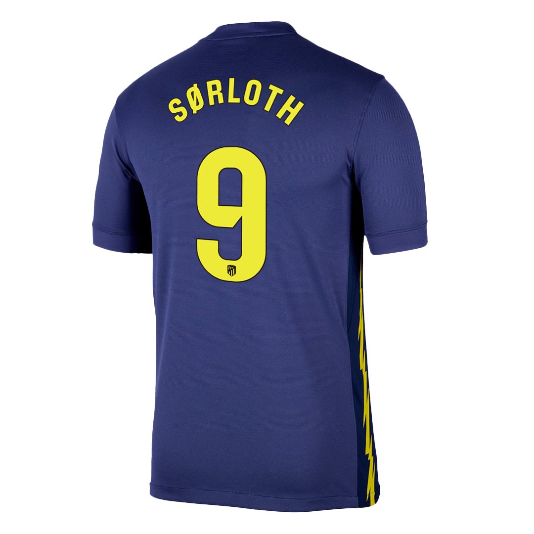 Men's Atletico de Madrid SØRLOTH #9 Away Jersey 25/26 - Image 2