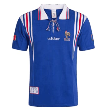 Men's Replica adidas France Home Jersey 1996
